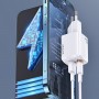 Быстрая зарядка USB USAMS  T37, 20W, белый