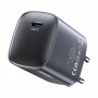 Сетевое зарядное USAMS 45W GaN Fast Charger графит арт.CC323TC01